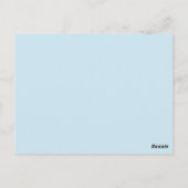 carte postale du train à vapeur (Dos)