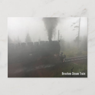Carte postale du train à vapeur Brocken