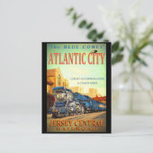 Carte postale du train Blue Comet (Debout devant)