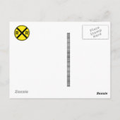 Carte postale du train de Fêtes des pères (Dos)