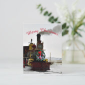 Carte postale du train de Noël (Debout devant)