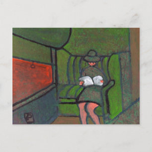 Carte postale du train de nuit