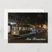 Carte postale du tramway à câble de San Francisco (Devant / Derrière)