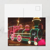 Carte postale du tramway Blackpool (Devant / Derrière)