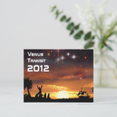 Carte postale du transit de Vénus 2012 (Debout devant)
