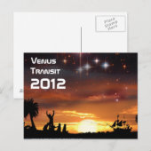 Carte postale du transit de Vénus 2012 (Devant / Derrière)