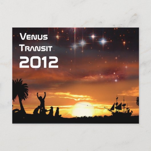 Carte postale du transit de Vénus 2012 (Devant)