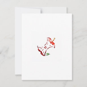 Carte postale du trognon de pomme