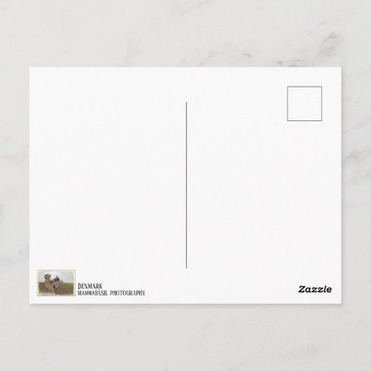 Carte postale du troll danois cool ! (Dos)