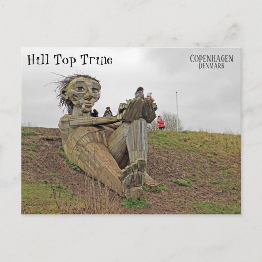 Carte postale du troll danois cool ! (Devant)