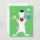 Carte postale du tube de test (Devant / Derrière)