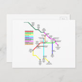 Carte postale du vélo Fort Collins (Devant / Derrière)