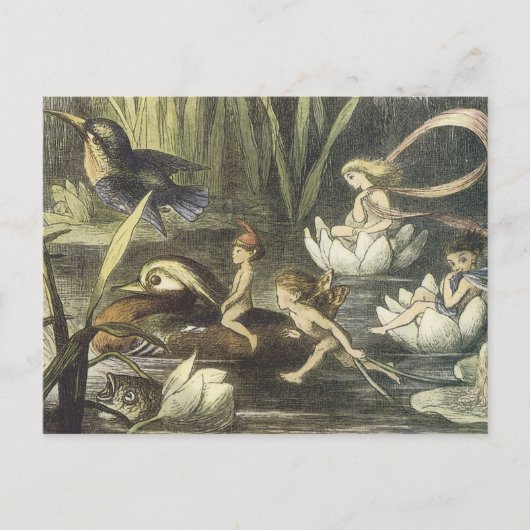 Carte postale du vendeur d'articles de Féerie vint (Devant)