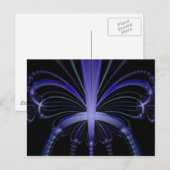 Carte postale du ventilateur bleu (Devant / Derrière)