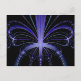 Carte postale du ventilateur bleu