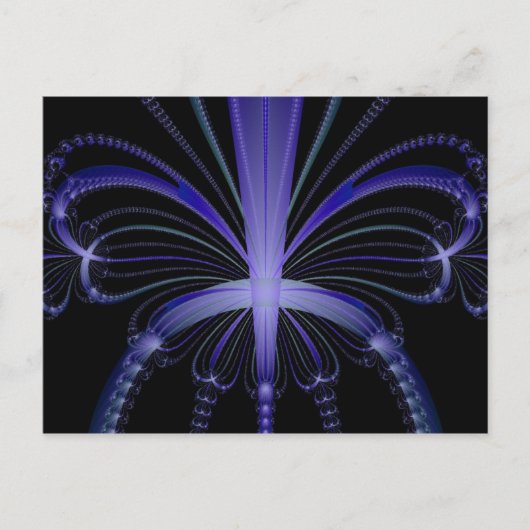 Carte postale du ventilateur bleu (Devant)