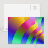 Carte postale du ventilateur couleur (Devant / Derrière)