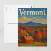 Carte postale du Vermont (Devant / Derrière)