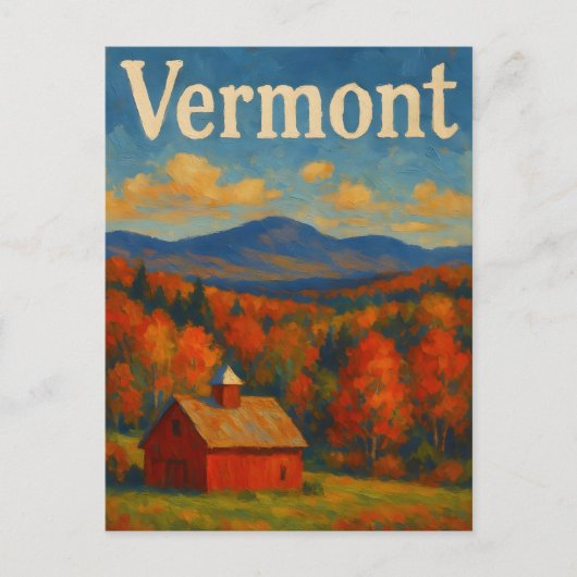 Carte postale du Vermont (Devant)