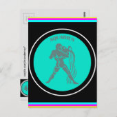 Carte postale du Verseau (Devant / Derrière)