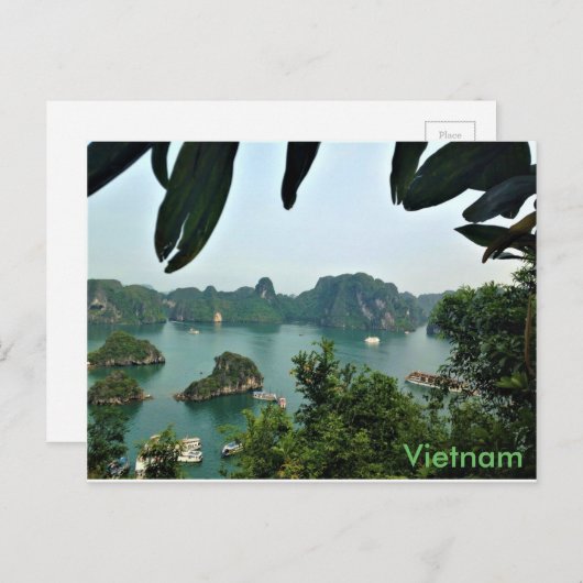 Carte postale du Vietnam (Devant / Derrière)