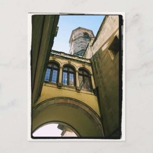 Carte postale du Vieux Quartier Barcelone (Devant)