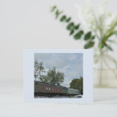 Carte postale du vieux train (Debout devant)