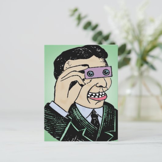 Carte postale du visualiseur (Debout devant)