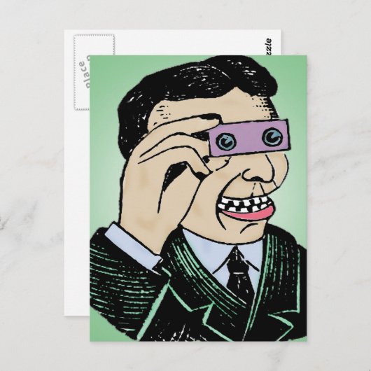 Carte postale du visualiseur (Devant / Derrière)