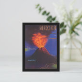 Carte postale du volcan mexicain (Debout devant)