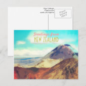 Carte postale du vulcanisme montagnard de Nouvelle (Devant / Derrière)