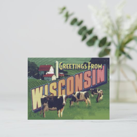 Carte postale du Wisconsin (Debout devant)