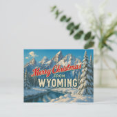 Carte postale du Wyoming (Debout devant)