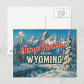 Carte postale du Wyoming (Devant / Derrière)