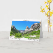 carte postale du Wyoming (Fleur jaune)