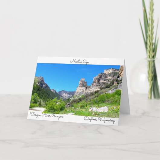 carte postale du Wyoming (Devant)