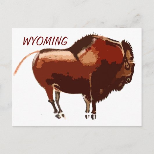 carte postale du Wyoming (Devant)