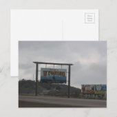Carte postale du Wyoming (Devant / Derrière)