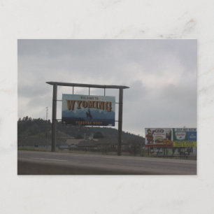 Carte postale du Wyoming
