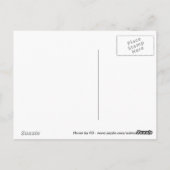 Carte postale du zodiaque de l'année du cheval des (Dos)