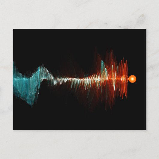 Carte Postale Dualité de la vague de particules (Devant)