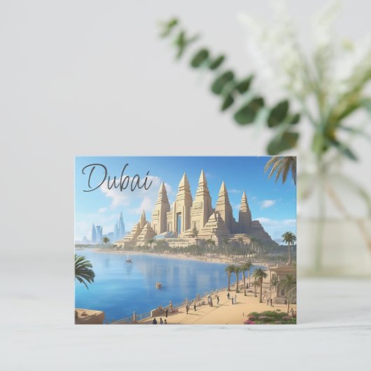 Carte postale Dubai (Debout devant)
