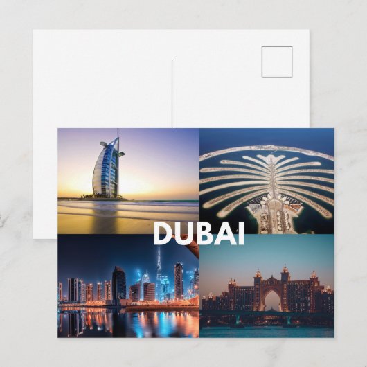 Carte Postale Dubaï (Devant / Derrière)