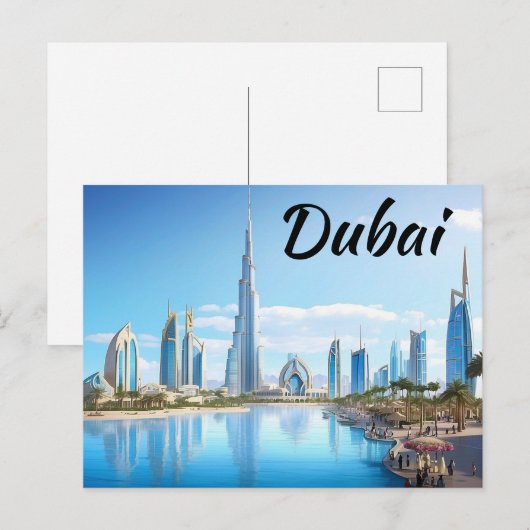 Carte postale Dubai (Devant / Derrière)