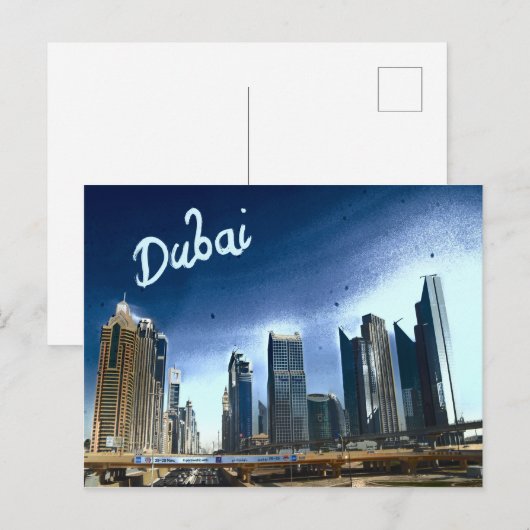 Carte postale Dubai (Devant / Derrière)