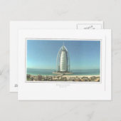 Carte Postale Dubaï - Burj Al Arab (Devant / Derrière)