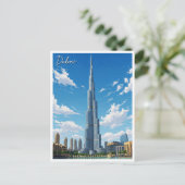 Carte Postale Dubai Burj Al Arab UAE Travel (Debout devant)