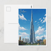 Carte Postale Dubai Burj Al Arab UAE Travel (Devant / Derrière)
