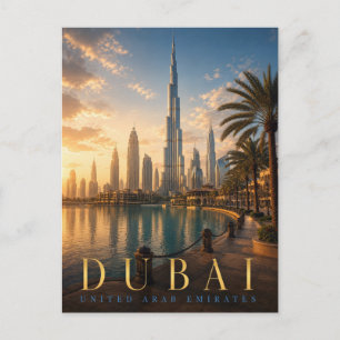 Carte Postale Dubai Burj Khalifa REALMS