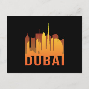 Carte Postale Dubaï City Cityscape Skyline Drôle idée cadeau